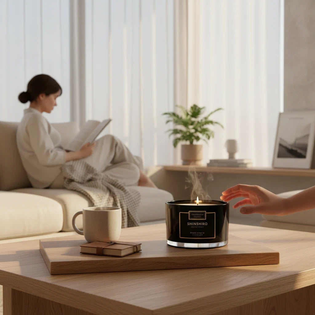 Vela Perfumada XL Shinshiro de TREATMENTS® – imagen de ambiente (2)