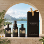 Caja de Regalo Experiencia Deluxe Samoa de TREATMENTS® – ambiente de playa tropical
