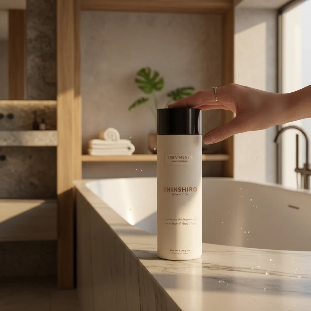 Loción Corporal Shinshiro de TREATMENTS® – imagen de ambiente (2)