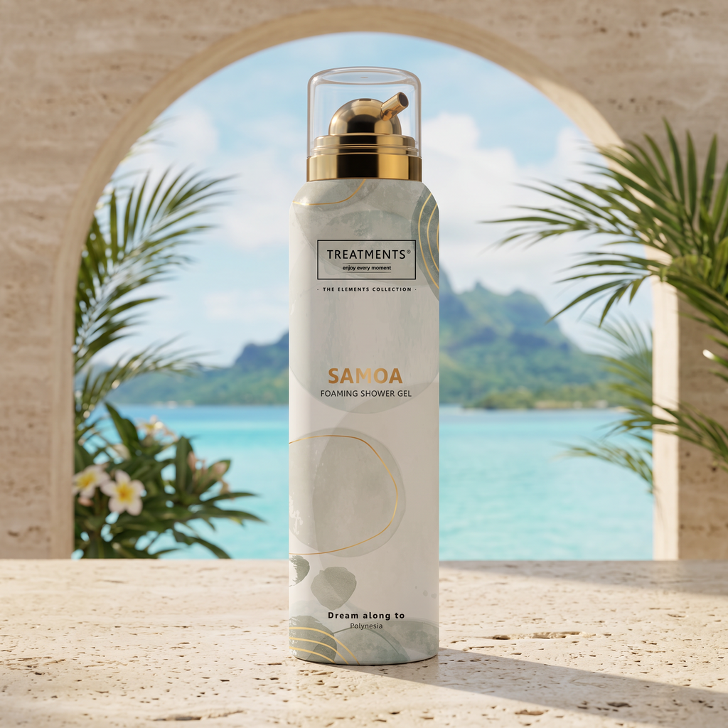 Gel de Ducha Espumoso Samoa de TREATMENTS® – imagen de ambiente