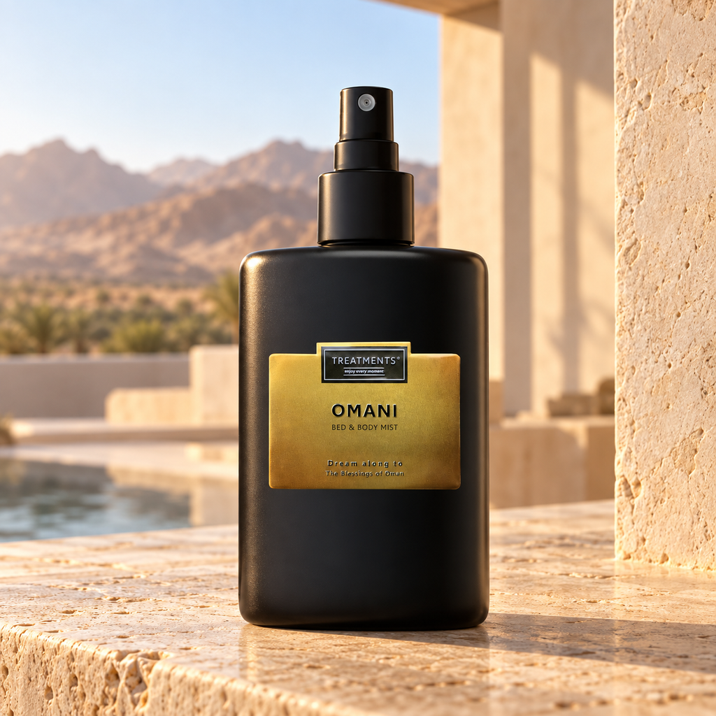 Bruma Corporal y de Cama Omani de TREATMENTS® – imagen de ambiente