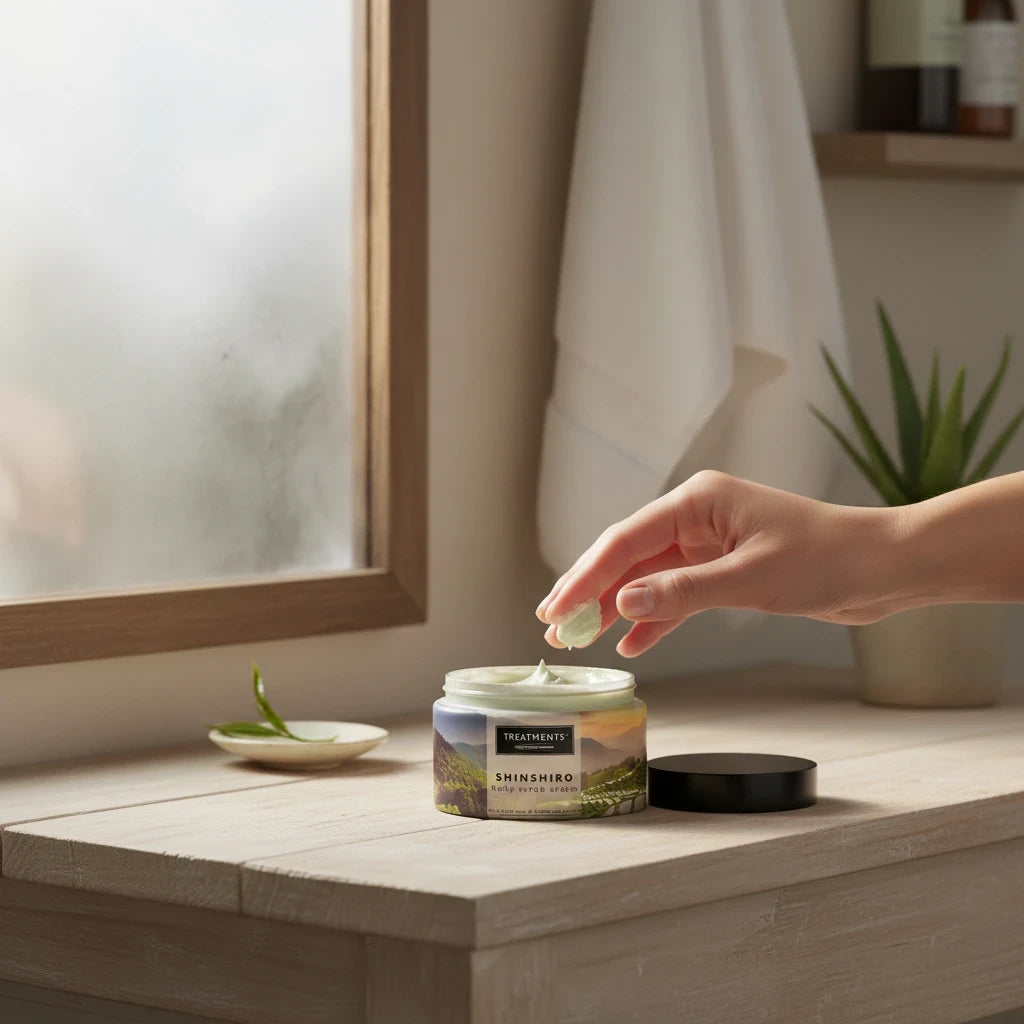 Crema Exfoliante Corporal Shinshiro de TREATMENTS® – imagen de ambiente (2)