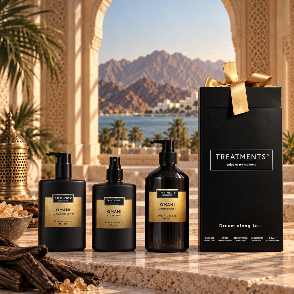 Caja de Regalo Cuerpo y Bruma Omani de TREATMENTS® – imagen de ambiente