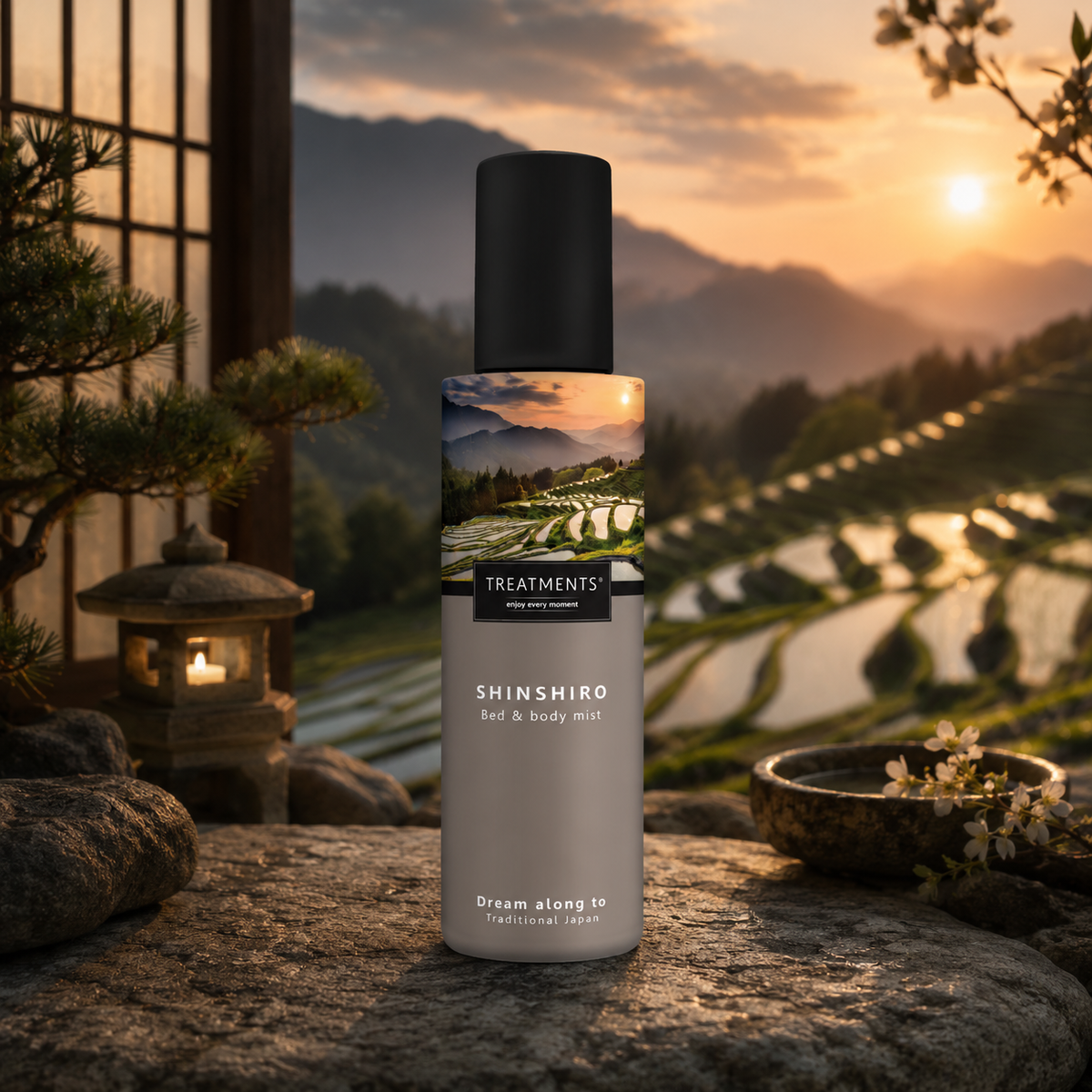 Bruma Perfumada de Cama y Cuerpo Shinshiro de TREATMENTS® – imagen de ambiente (3)