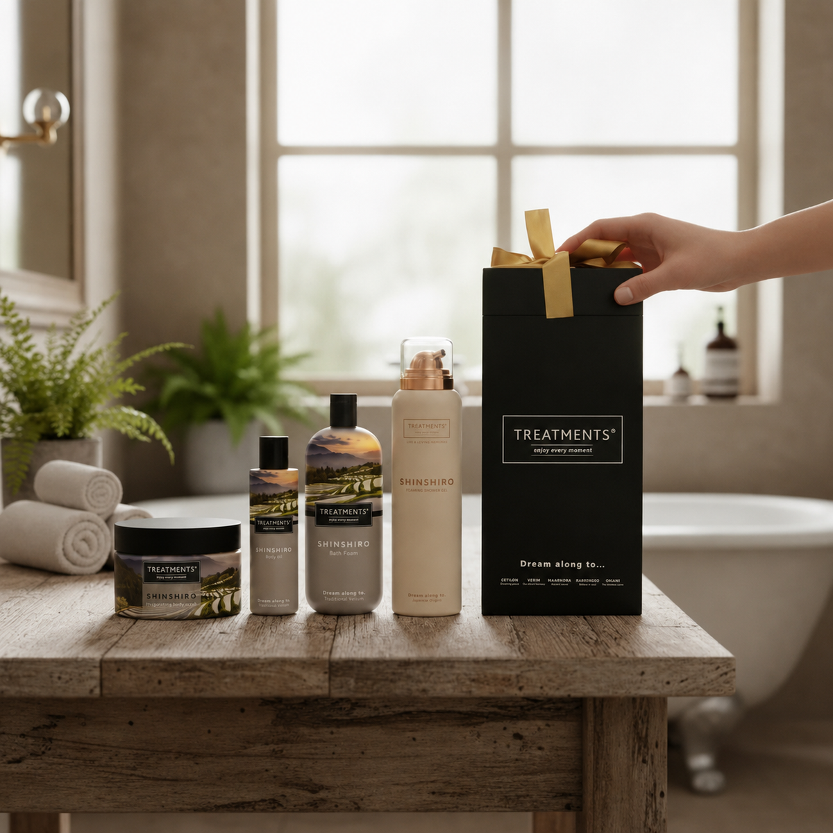 Caja de Regalo Experiencia de Baño Shinshiro de TREATMENTS® – imagen de ambiente (2)