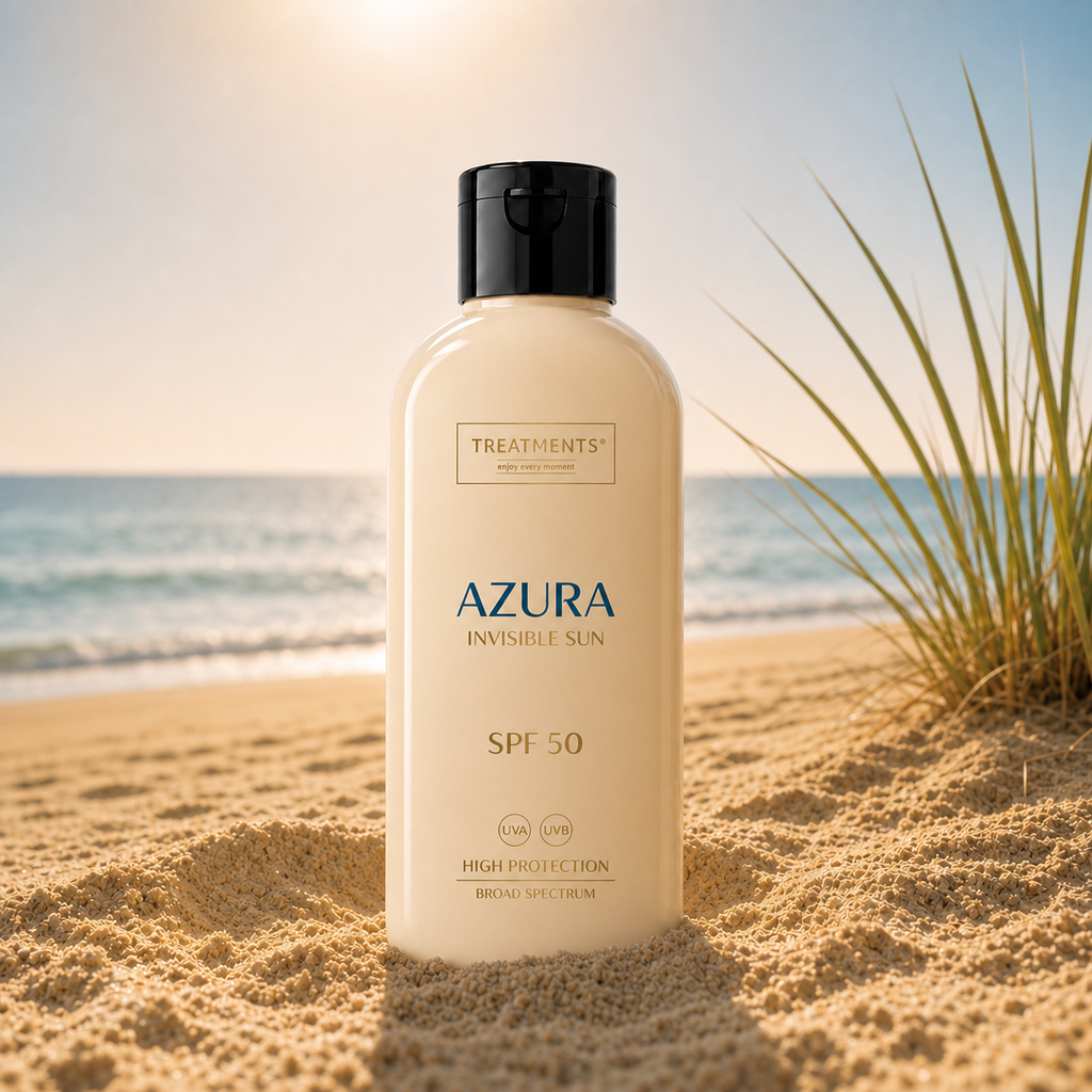 Protector Solar Invisible SPF 50 Azura de TREATMENTS® – imagen de ambiente