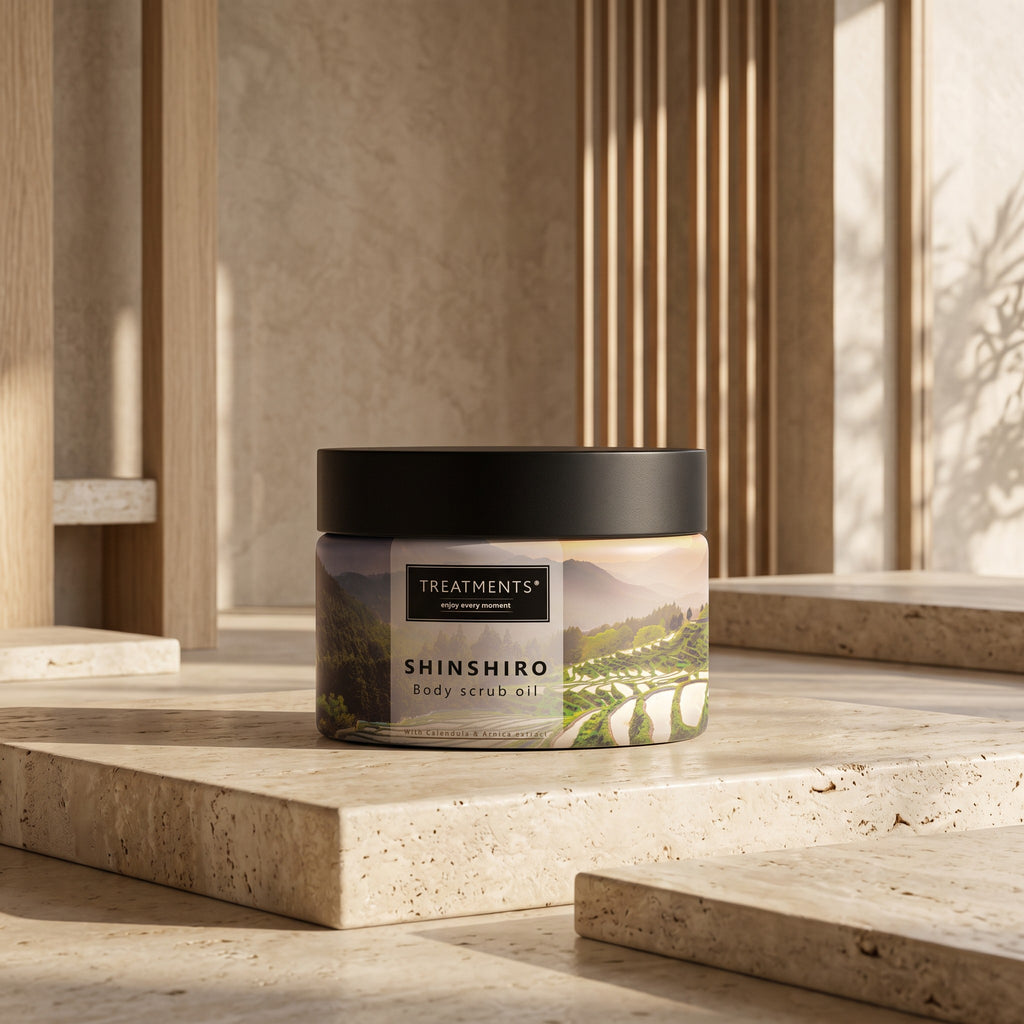 Aceite Exfoliante Corporal Shinshiro de TREATMENTS® – imagen de ambiente