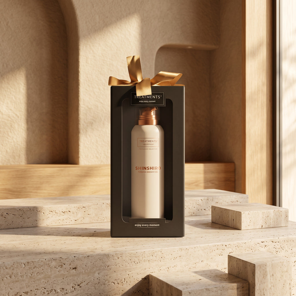 Caja de Regalo Gel de Ducha Espumoso Shinshiro de TREATMENTS® – imagen de ambiente