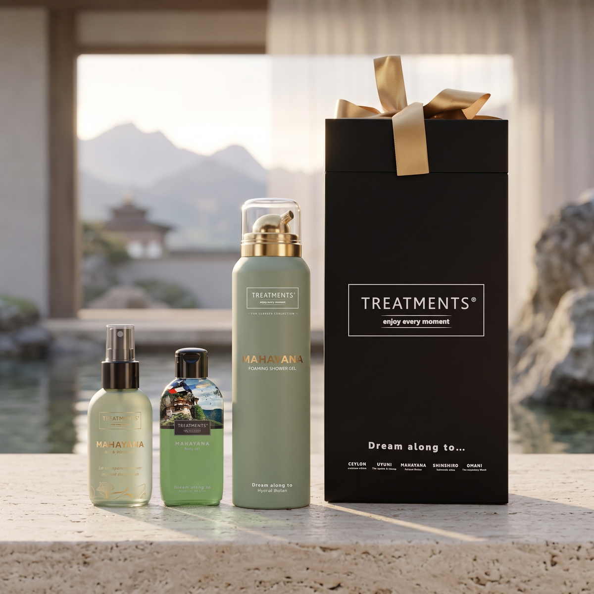 Caja de Regalo Pequeña Mahayana de TREATMENTS® – imagen de ambiente