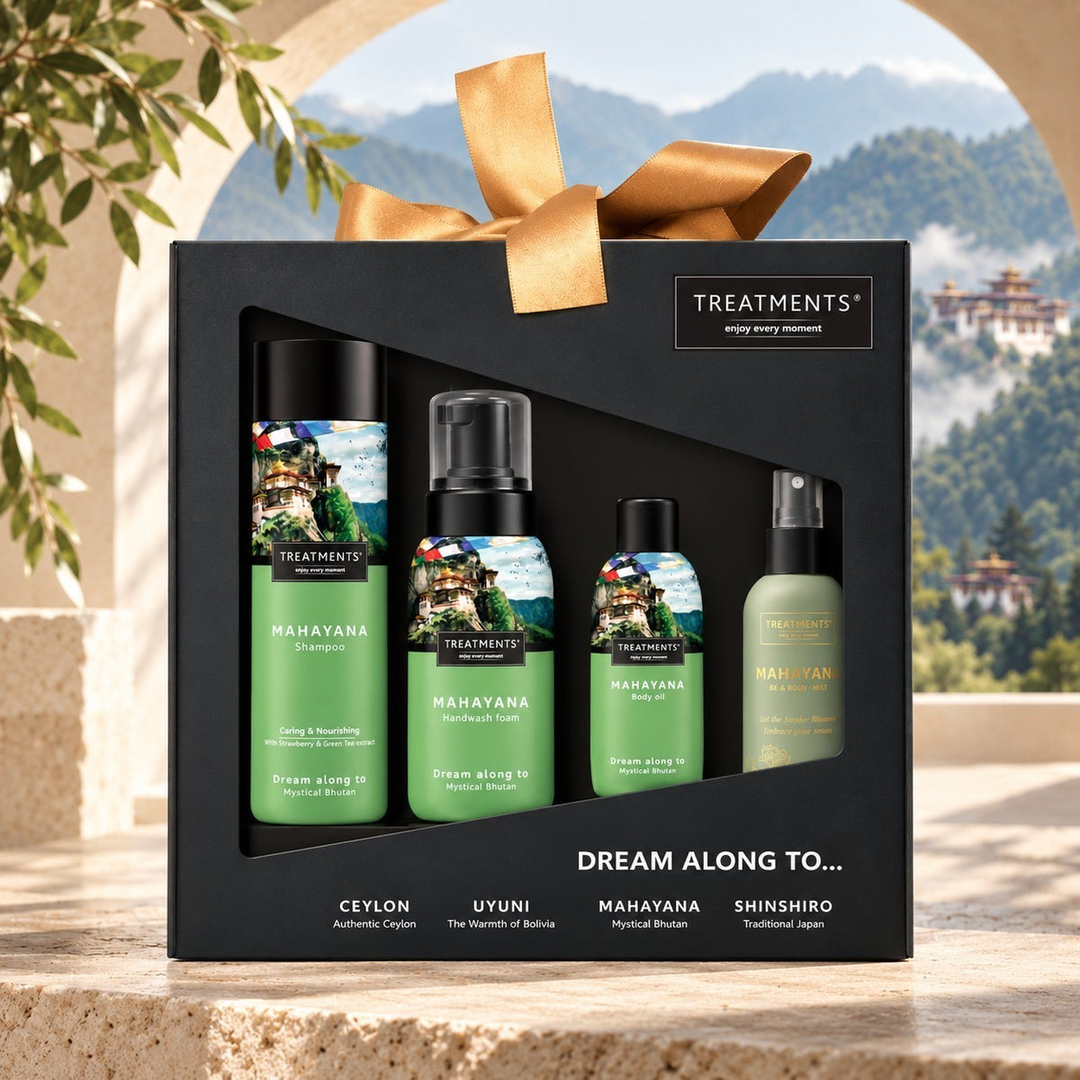 Caja de Regalo Relax Mahayana de TREATMENTS® – imagen de ambiente