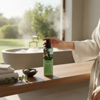 Aceite de Ducha Mahayana de TREATMENTS® – imagen de ambiente en el baño