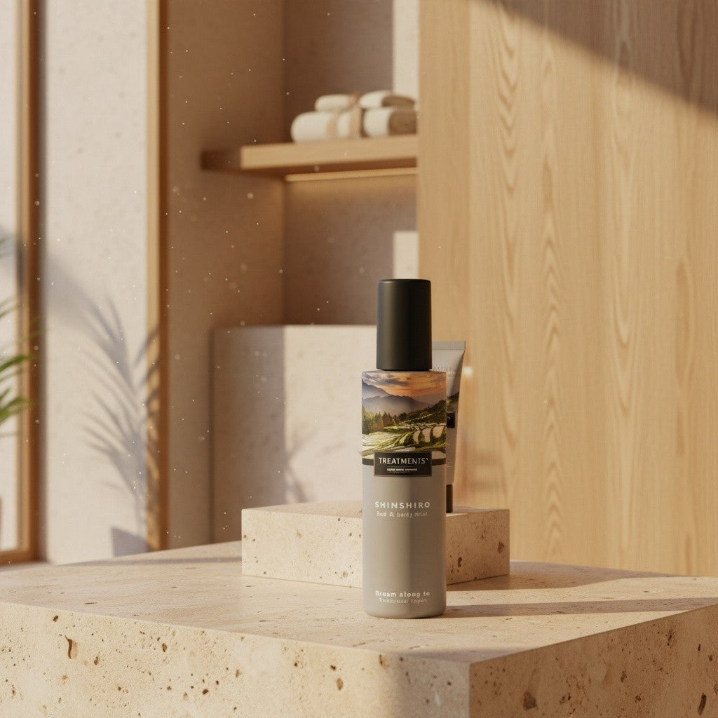 Bruma Perfumada de Cama y Cuerpo Shinshiro de TREATMENTS® – imagen de ambiente
