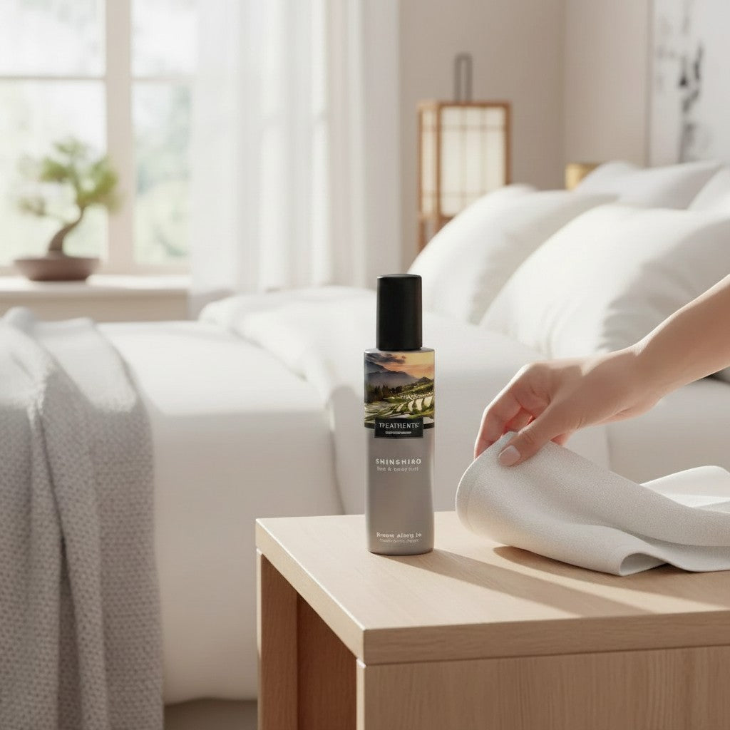 Bruma Perfumada de Cama y Cuerpo Shinshiro de TREATMENTS® – imagen de ambiente (2)