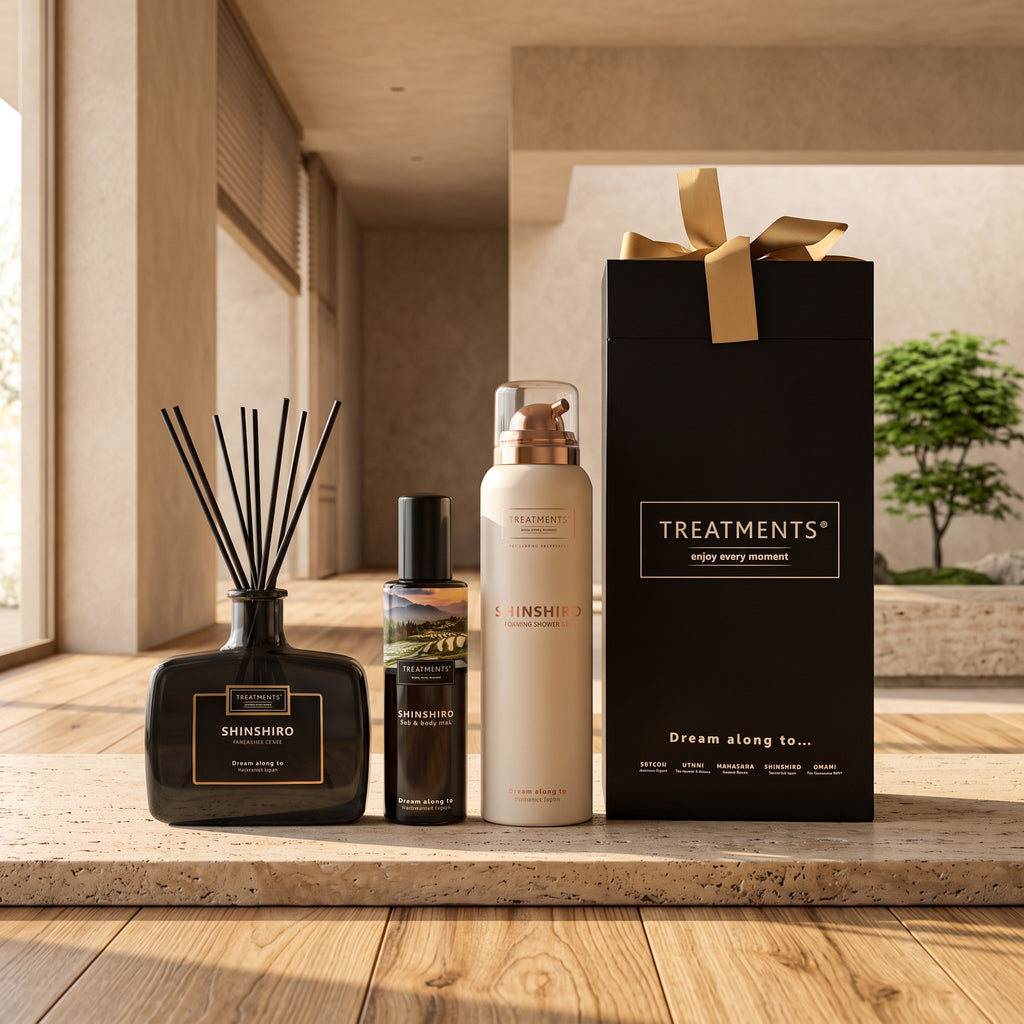 Caja de Regalo Cuerpo y Varillas Perfumadas Shinshiro de TREATMENTS® – imagen de ambiente