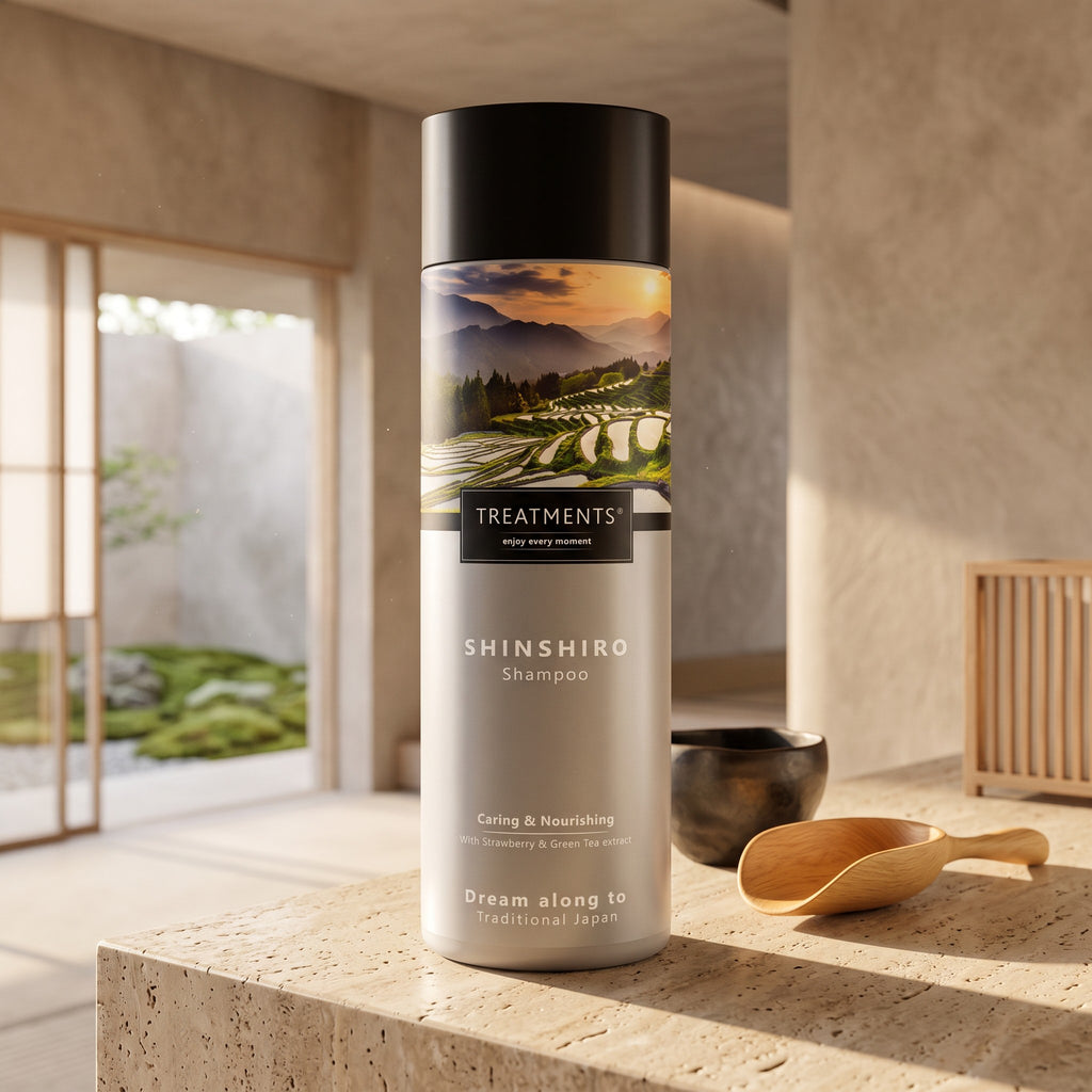 Champú Shinshiro de TREATMENTS® – imagen de ambiente