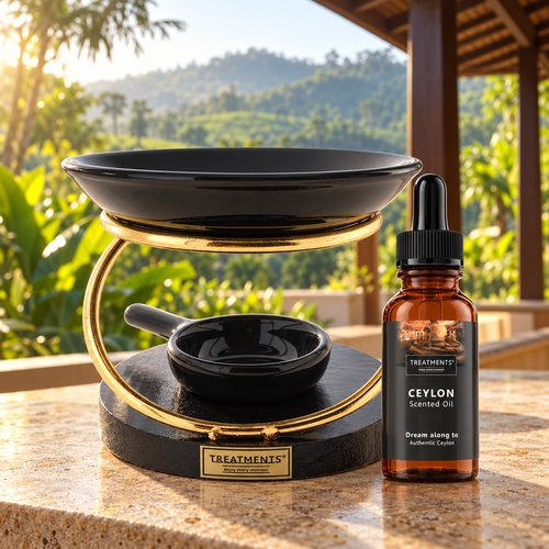 Aceite Aromático + Difusor Ceylon de TREATMENTS® – ambiente inspirado en Sri Lanka
