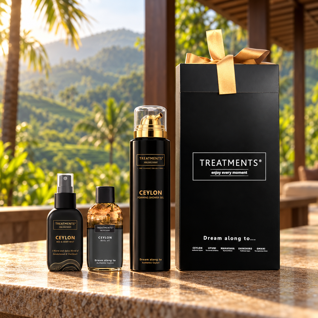 Caja de Regalo Pequeña Ceylon de TREATMENTS® – ambiente inspirado en Sri Lanka
