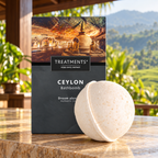 Bomba de Baño Wellness Ceylon de TREATMENTS® – ambiente inspirado en Sri Lanka