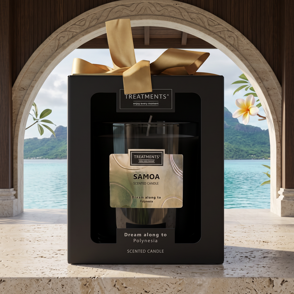 Caja de Regalo Vela Perfumada Samoa de TREATMENTS® – imagen de ambiente