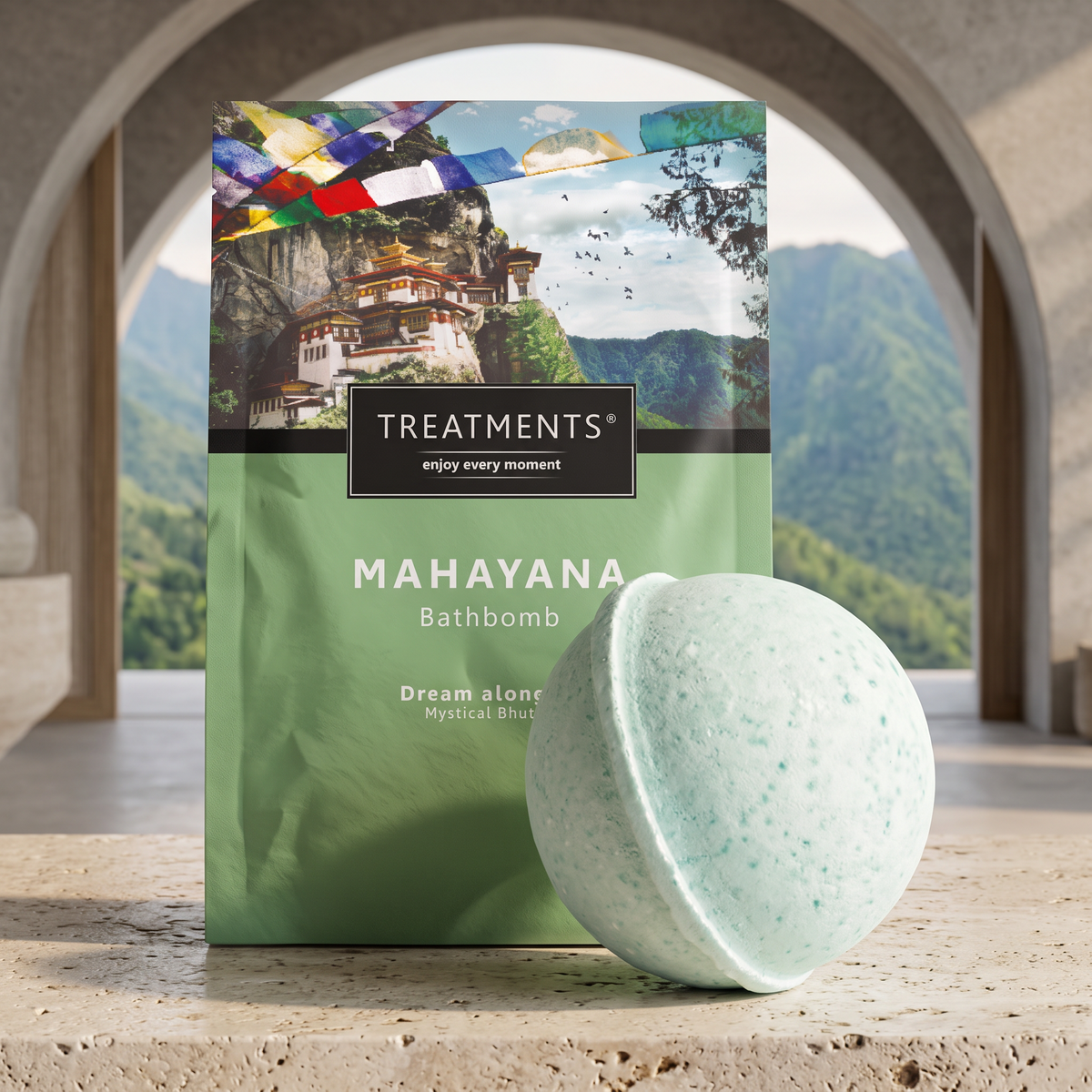 Bomba de Baño Wellness Mahayana de TREATMENTS® – imagen de ambiente