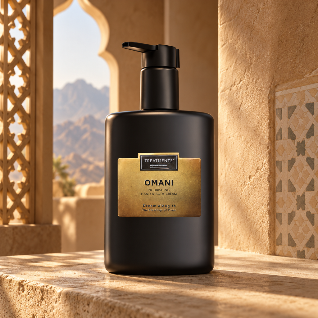 Crema Nutritiva de Manos y Cuerpo Omani de TREATMENTS® – imagen de ambiente