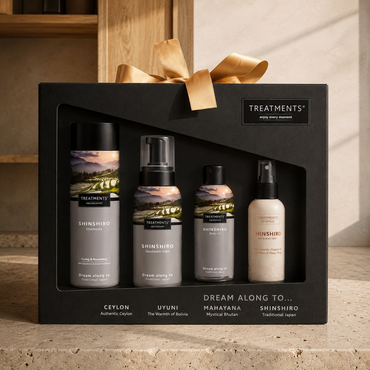 Caja de Regalo Relax Shinshiro de TREATMENTS® – imagen de ambiente