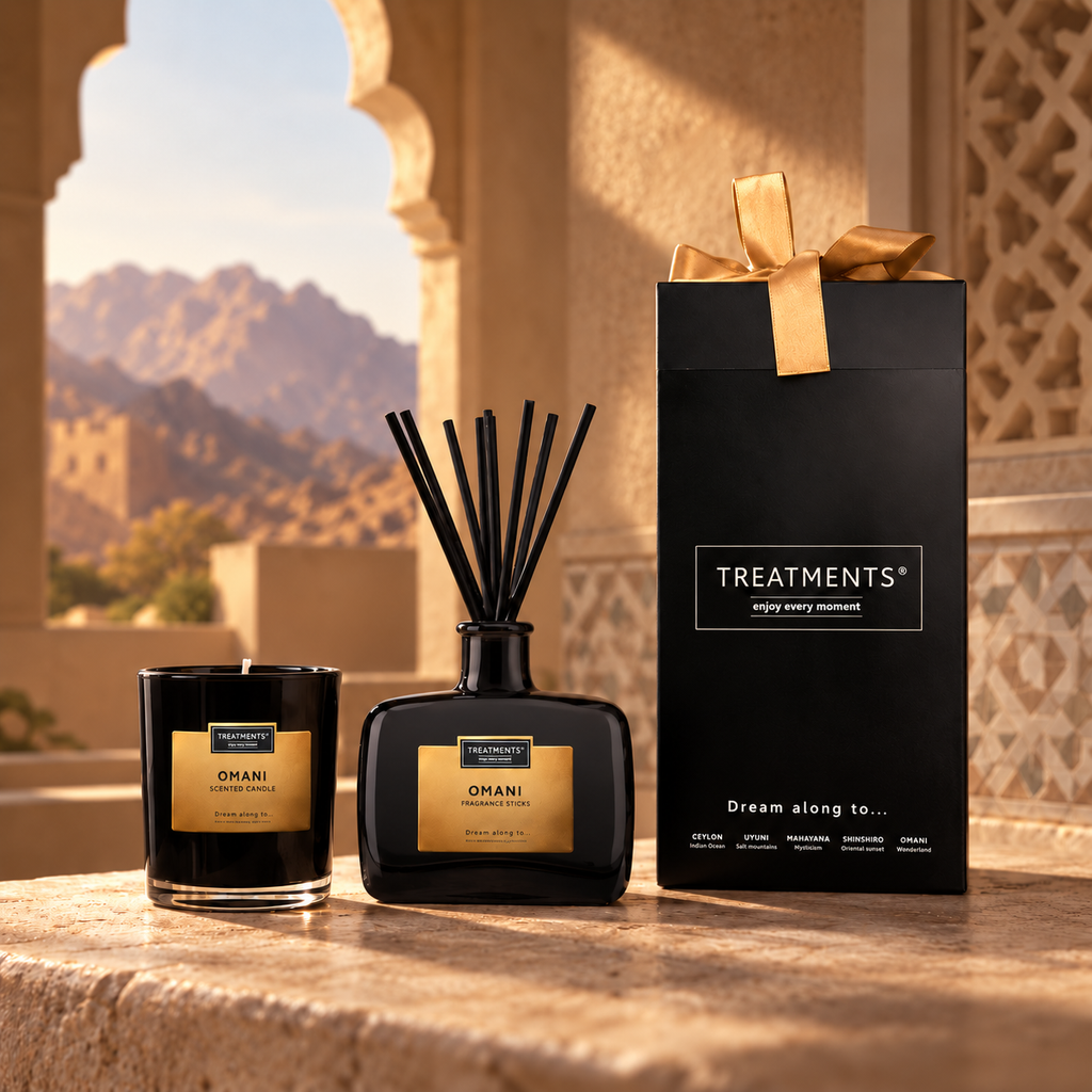 Caja de Regalo Hogar Deluxe Omani de TREATMENTS® – imagen de ambiente