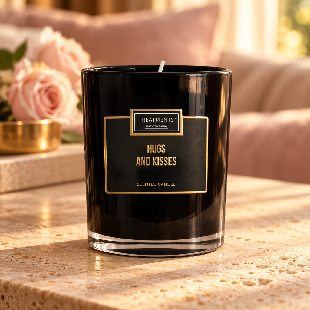 Treatments® - Vela Perfumada "Abrazos y Besos" - 380 g — fotografía de ambiente