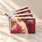 Treatments® - Mascarilla Facial de Rosas - 4 uds - Sachet 20 ml — presentación sobre mármol