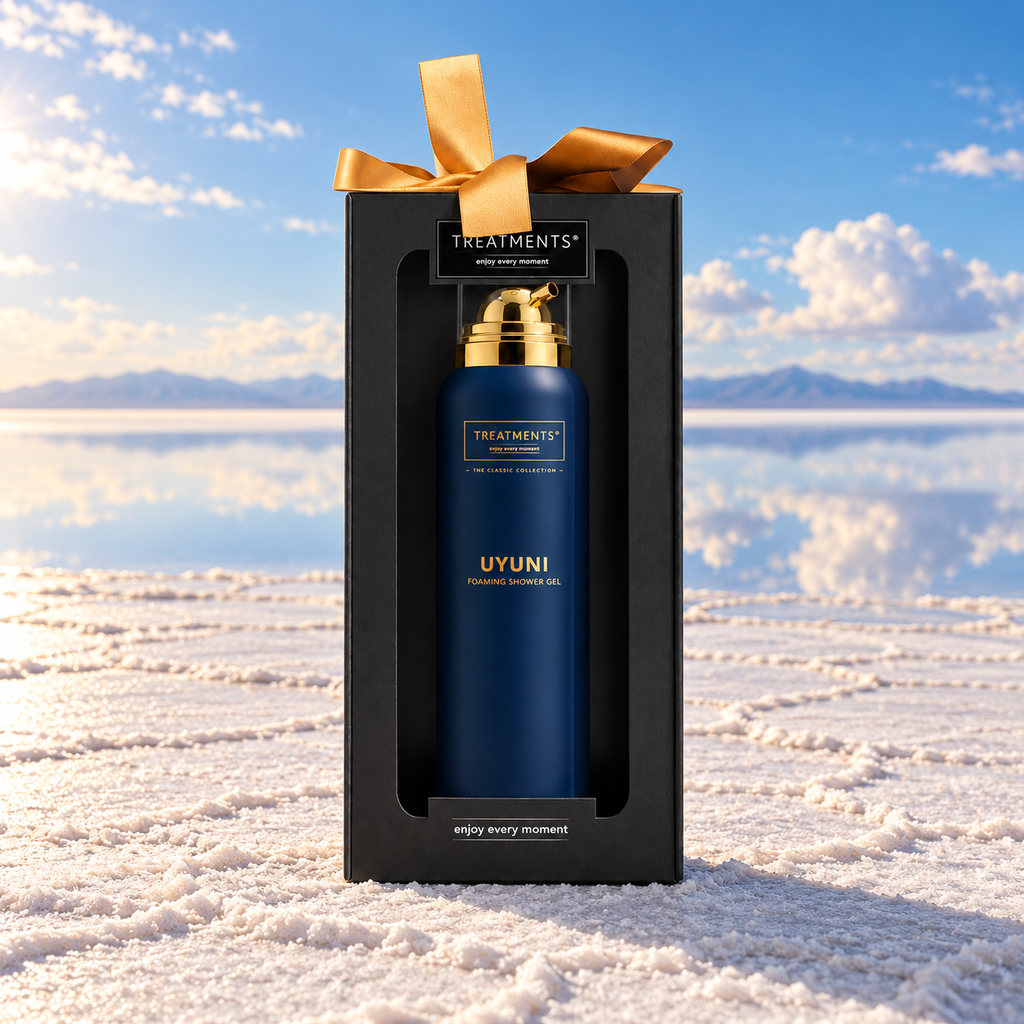 Treatments® - Caja de Regalo Gel de Ducha Espumoso - Uyuni — ambiente del salar de Uyuni