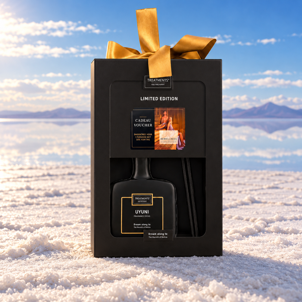 Treatments® - Caja de Regalo Varillas Perfumadas - Uyuni - 200 ml — ambiente del salar de Uyuni