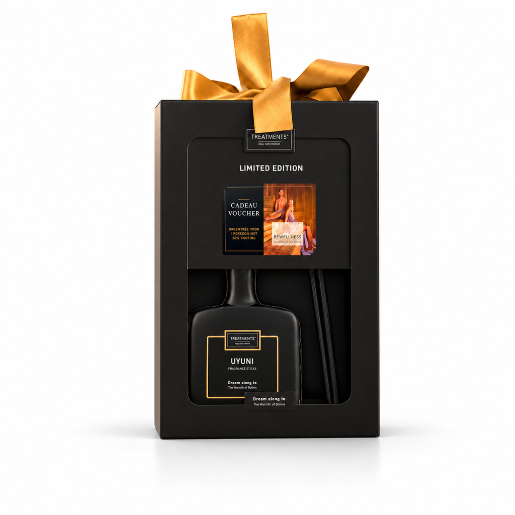 Treatments® - Caja de Regalo Varillas Perfumadas - Uyuni - 200 ml — estudio fondo blanco