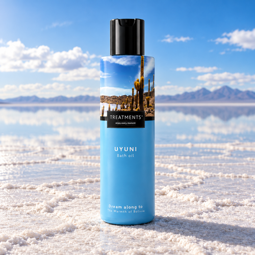 Treatments® - Aceite de Baño - Uyuni - 150 ml — ambiente del salar de Uyuni