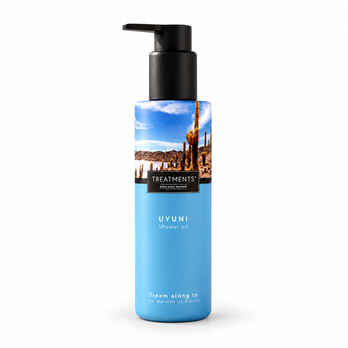 Treatments® - Aceite de Ducha - Uyuni - 250 ml — estudio fondo blanco