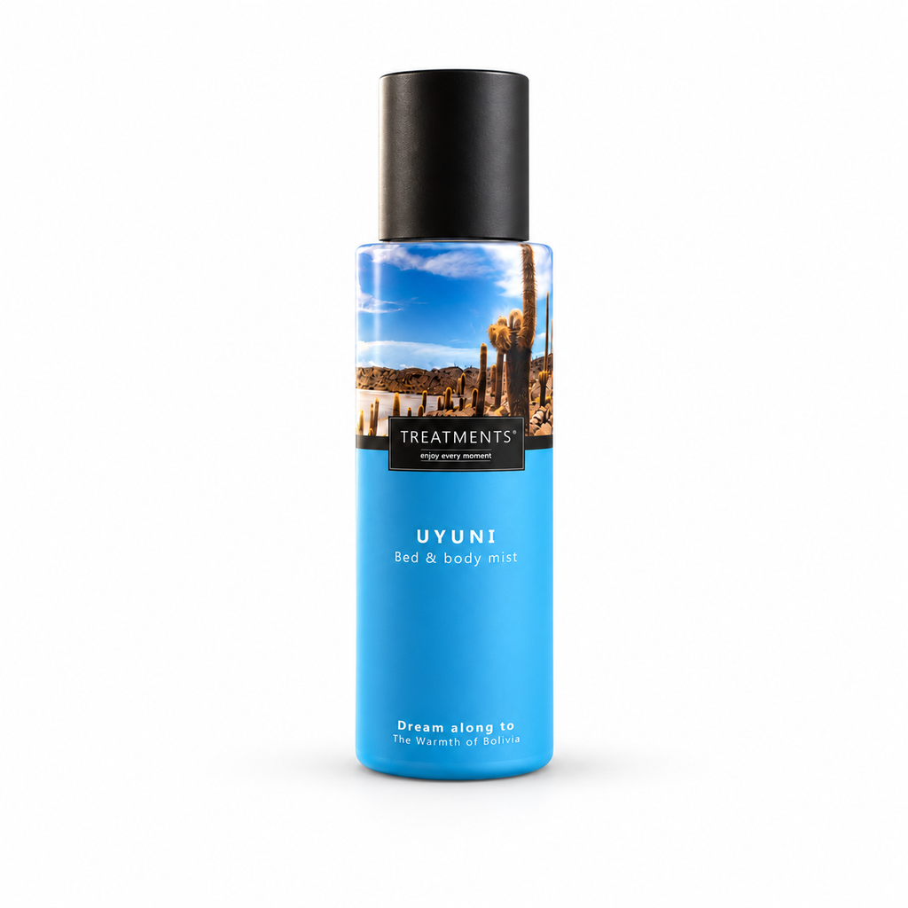 Treatments® - Bruma Corporal y de Cama - Uyuni - 150 ml + GRATIS Pestemal — estudio fondo blanco