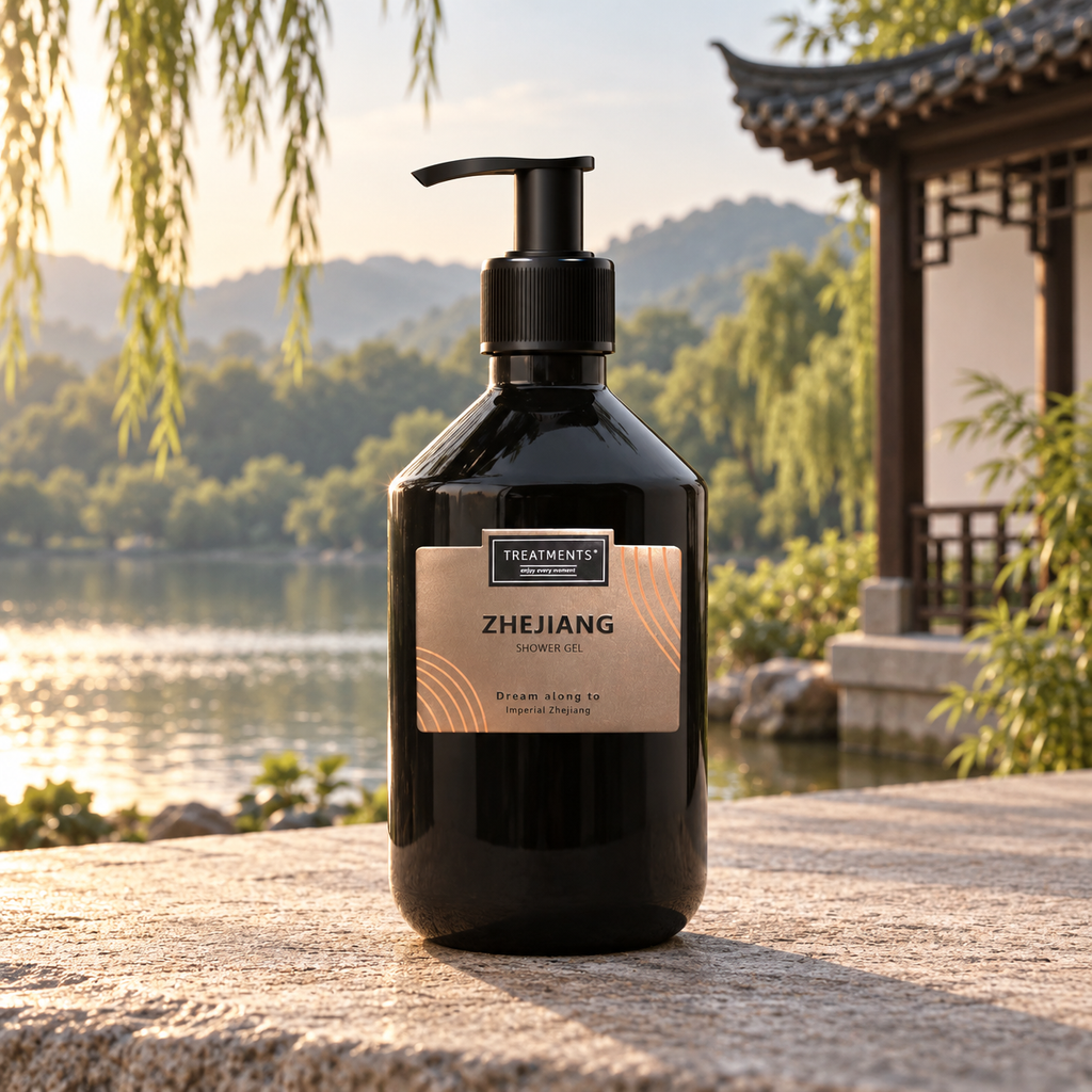 Gel de Ducha Zhejiang de TREATMENTS® – ambiente inspirado en Zhejiang