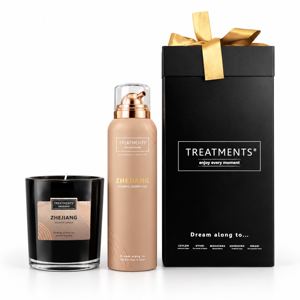 Caja de Regalo Espuma de Ducha y Vela Zhejiang de TREATMENTS®