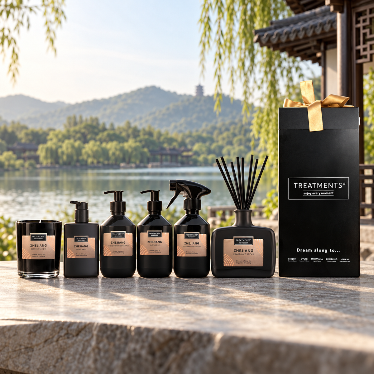 Caja de Regalo Spa en Casa Deluxe Zhejiang de TREATMENTS® – ambiente inspirado en Zhejiang